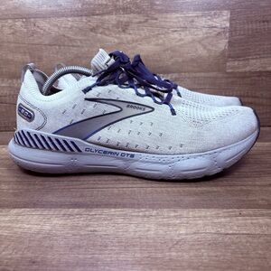 Brooks Glycerin GTS 20 Gray Blue Mens US Size 12 1103851D081 Running Shoes